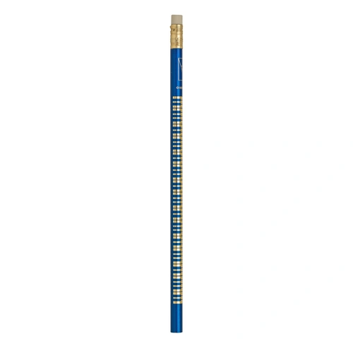 Piano Pencil Blue with Gold Keyboard - HB Music Inspired Writing Tool