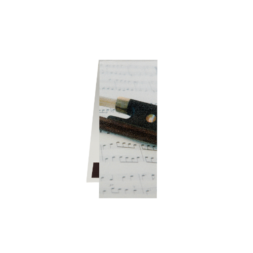 Magnetic Bookmark Bow on Manuscript