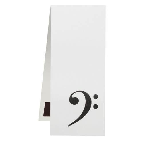 Bass Clef Magnetic Bookmark for Page Tracking
