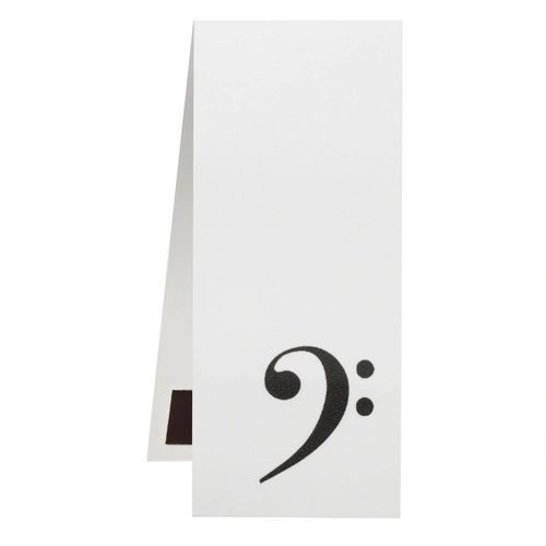 Bass Clef Magnetic Bookmark for Page Tracking