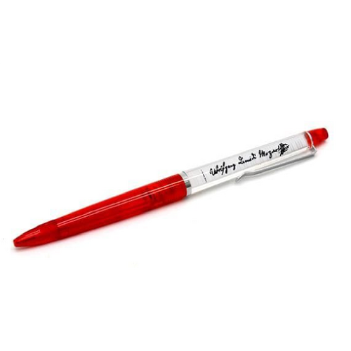 Mozart Ballpoint Pen with Moving Hands and Piano Keyboard Design