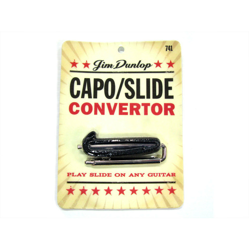 Jim Dunlop Capo / Slide Convertor Capo / Turns Guitar Into A Slide Guitar