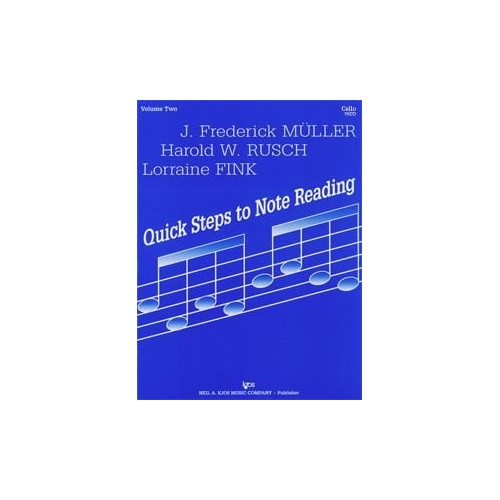 Quick Steps to Notereading Volume 2 for Cello