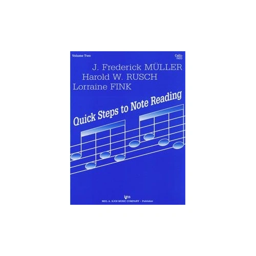Quick Steps to Notereading Volume 2 for Cello