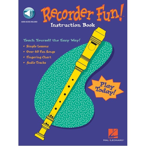 Recorder Fun Book/Online Audio (Softcover Book/Online Audio)