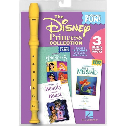 Disney Princess Collection Recorder Fun 3Book/Rec (Package)