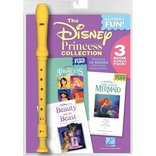 Disney Princess Collection Recorder Fun 3BK/REC by Hal Leonard