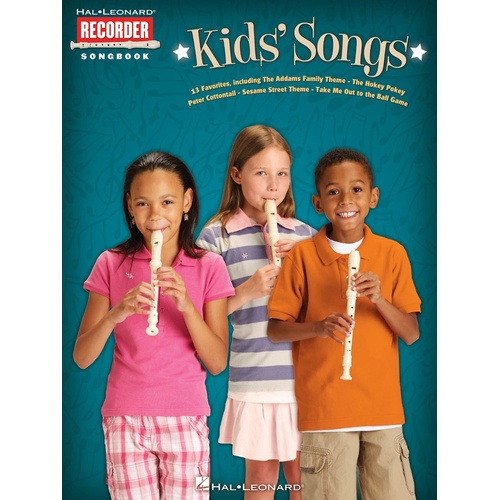 Kids Songs For Recorder (Softcover Book)