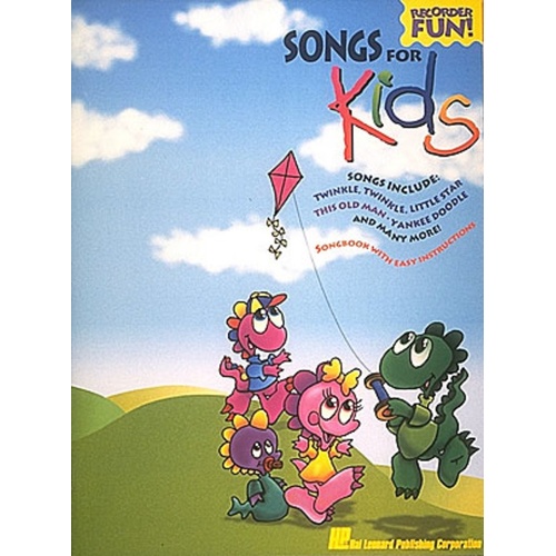 Songs For Kids Recorder (Softcover Book)