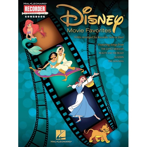 Disney Movie Favorites Recorder (Softcover Book)