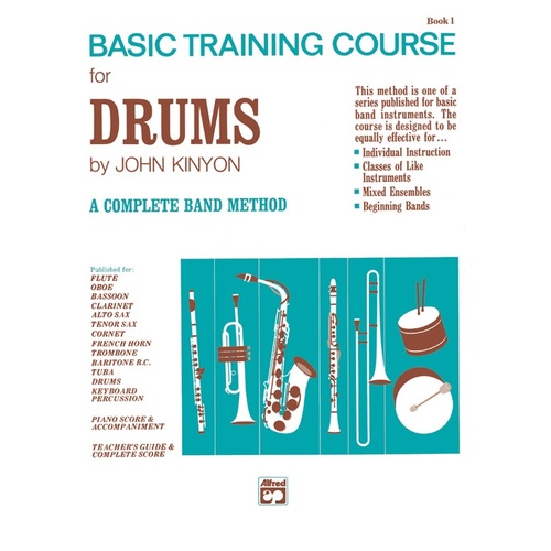 Basic Training Course Book 1 Drums