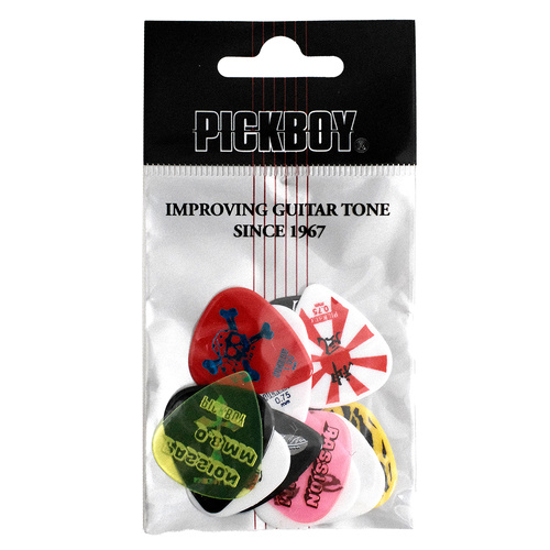 Pickboy Guitar Pick Variety Pack - 12 Pack