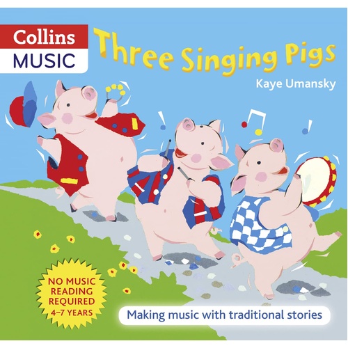 Three Singing Pigs Vocal Sheet Music with Downloadable Lesson Plans