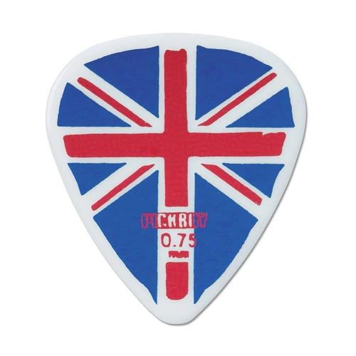 Pickboy Guitar Pick - Union Jack 0.75mm (12 Pack) Celltex Material Made in Japan