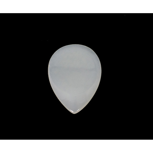 Authentic Jade Guitar Pick - White Stone