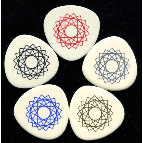 John Pearse Guitar Pick - 9th Dimension Black Medium .075mm (10 Pack)