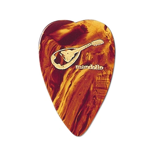 Pickboy Mandolin Picks - Celluloid Tortoiseshell (12 Pack) 0.75mm