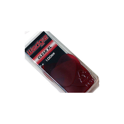 Wedgie Clear Pick 12Pack 1.00 Red