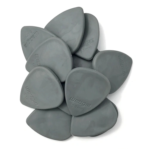 Wedgie Rubber Guitar Picks 18-Pack - Medium 3.1