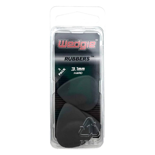 Wedgie Rubber Pick 18-Pack - 3.1 Hard