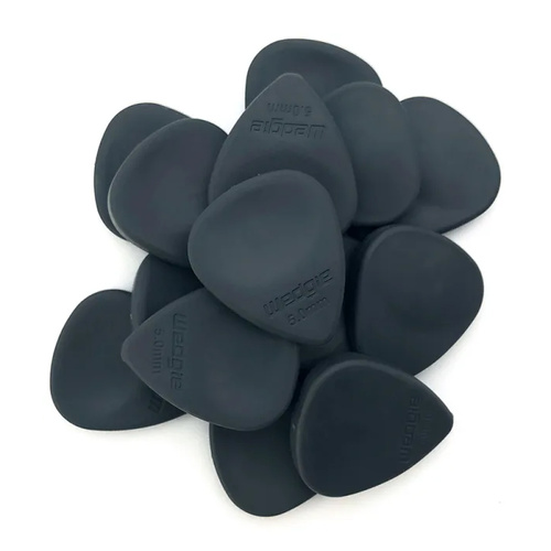 Wedgie Rubber Pick 18-Pack Hard 5mm for Guitar and Ukulele