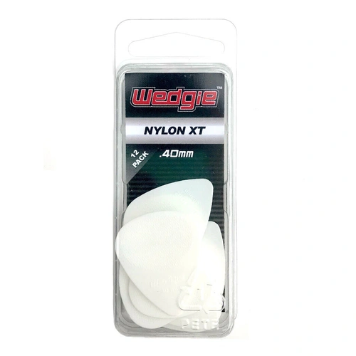 Wedgie Nylon Guitar Picks 12-Pack .40 White