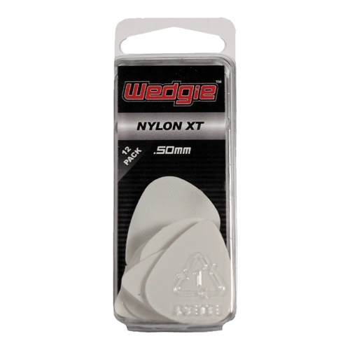 Wedgie Nylon Guitar Picks 12-Pack .50 Cream
