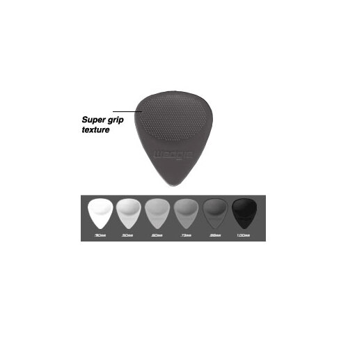 Wedgie Nylon Pick 12Pack .60 Light Grey