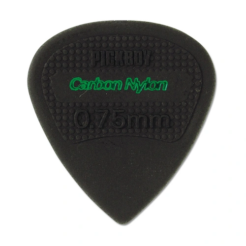 Pickboy Guitar Pick - Carbon-Nylon Edge (12 Pack) .75