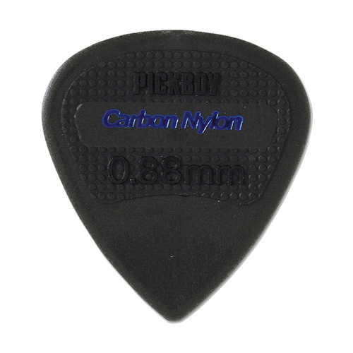Pickboy Guitar Pick - Carbon-Nylon Edge (12 Pack) .88