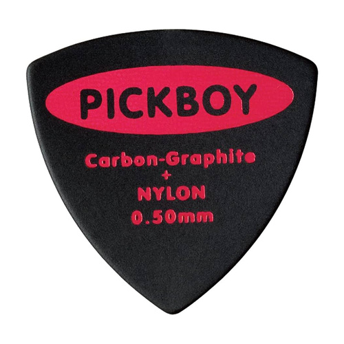 Pickboy Triangle Carbon-Nylon Guitar Picks - 12 Pack, .50 mm