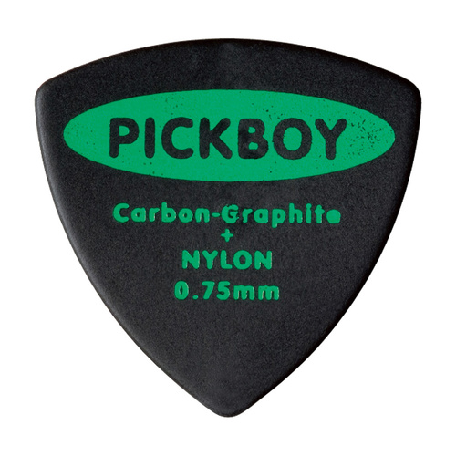 Pickboy Triangle Carbon-Nylon Guitar Picks - 12 Pack, .75 mm