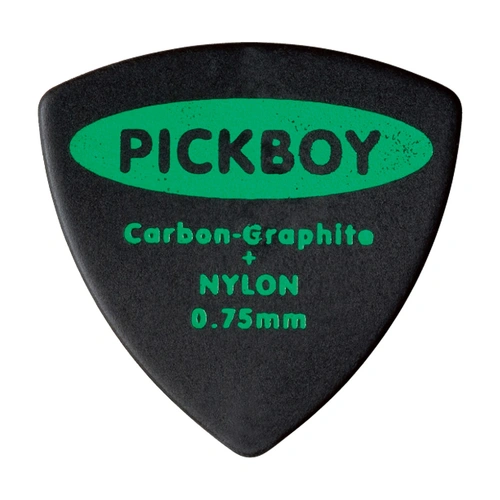 Pickboy Triangle Carbon-Nylon Guitar Picks - 12 Pack, .75 mm