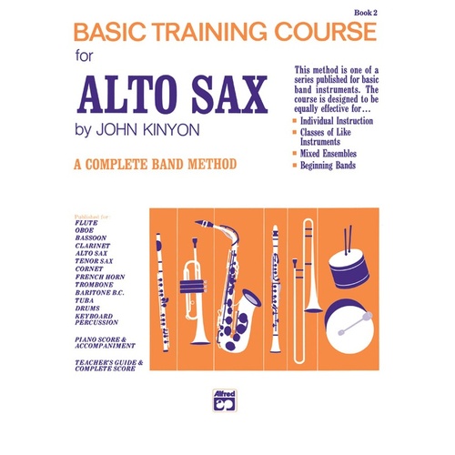 Basic Training Course Book 2 for Alto Saxophone