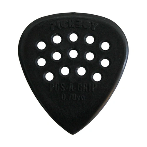 Pickboy Guitar Pick - Pos A Grip Carbon-Nylon .70 (12 Pack)