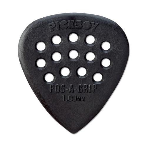 Pickboy Guitar Pick - Pos A Grip Carbon-Nylon (12 Pack)