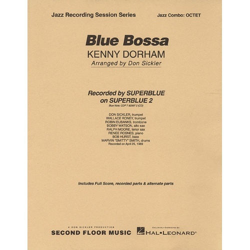 Blue Bossa Junior Ensemble Gr 4-5 Arr Sickler (Music Score/Parts)