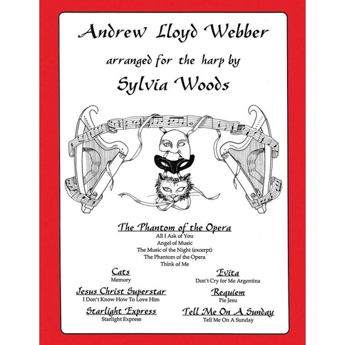 Andrew Lloyd Webber Songs for Harp Arranged by Sylvia Woods