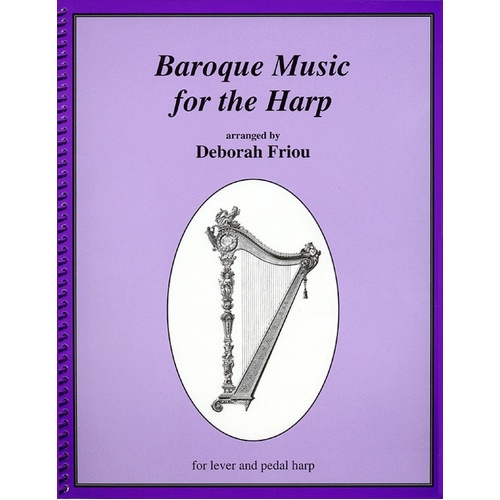 Baroque Music For The Harp Lever And Pedal (Softcover Book)