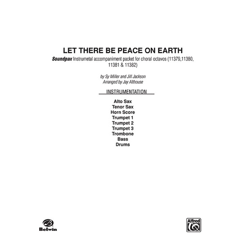 Let There Be Peace On Earth Soundpax Arr Althouse