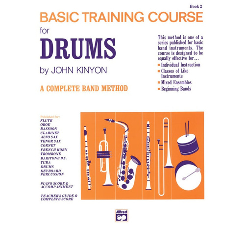 John Kinyon's Basic Training Course Book 2 for Drums