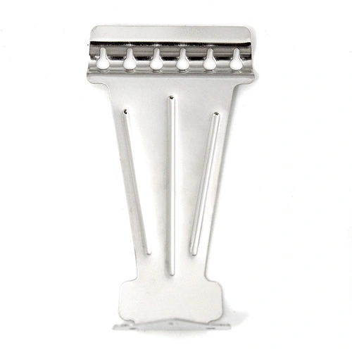 Van Gent Trapeze Guitar Tailpiece 112mm Nickel Steel Made in Germany