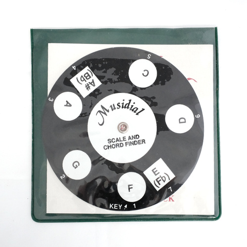 Musidial Chord Finder - Scale, Chord & Improvisation Chart for Various Music Genres, Made in Australia