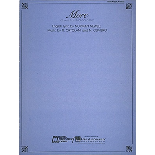 More Theme From Mondo Cane (Sheet Music)