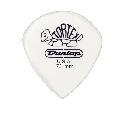 Jim Dunlop .73mm Tortex Jazz White Guitar Pick - Extra Heavy (Single)