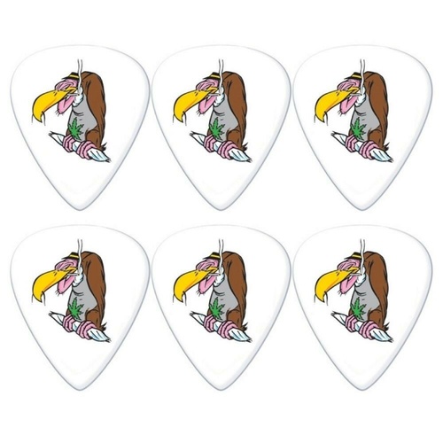 6 x Jim Dunlop FRANK KOZIK El Chingon Tortex Wedge Guitar Picks 0.73mm