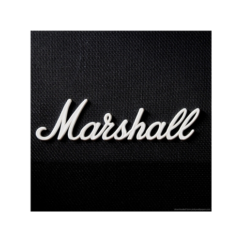 Marshall : Marshall White Logo Medium