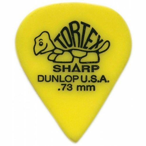 24 x Jim Dunlop Tortex Sharp 0.73mm Gauge Guitar Picks USA Free Post