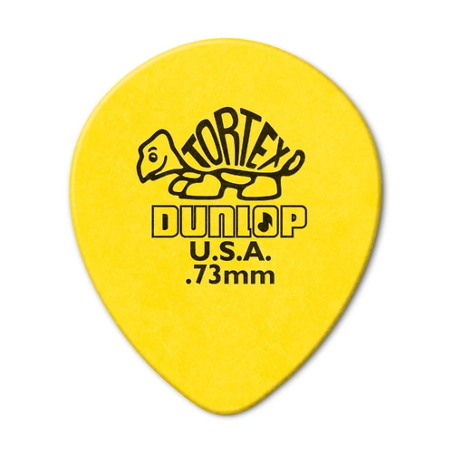 Jim Dunlop Tortex 0.73MM Tear Drop Guitar Pick (Single)