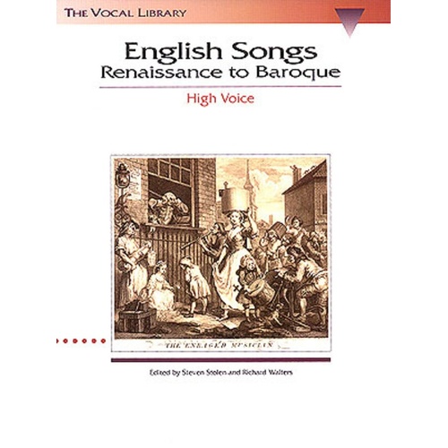 English Songs Renaissance - Baroque High Voice 